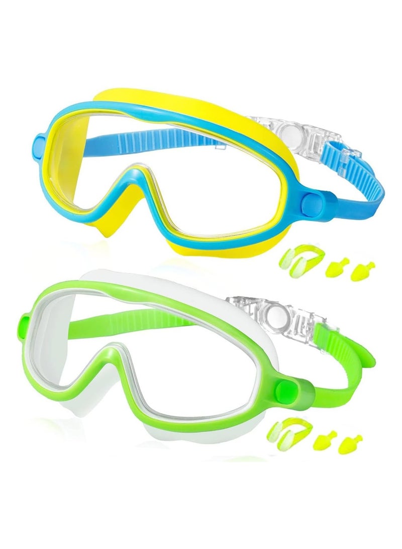 AquaView – Kids Swimming Goggles (Pack of 2)