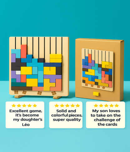 SmartBlocks – Wooden Logic Puzzle for Kids