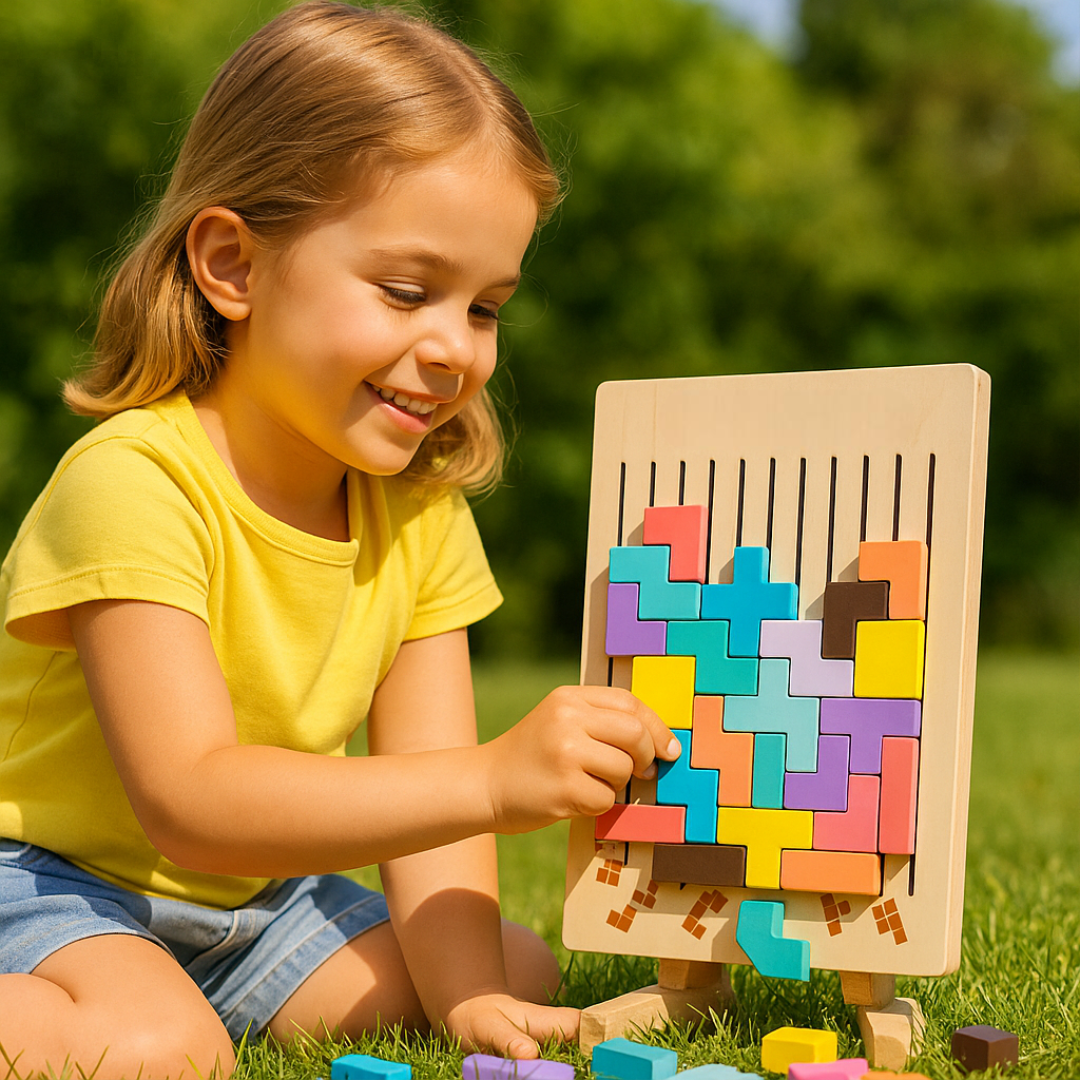 SmartBlocks – Wooden Logic Puzzle for Kids