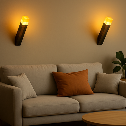 GlowCraft – Retro Pixel Wall Lamp