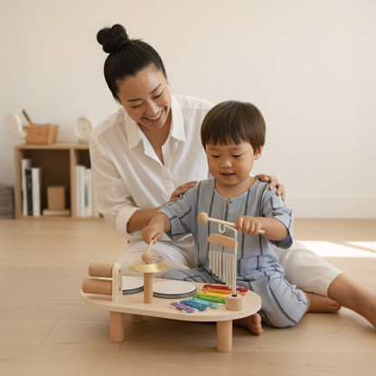 MiniMelody – Wooden Music Table for Kids