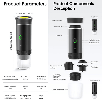 BrewMate – 3-in-1 Portable Coffee Maker