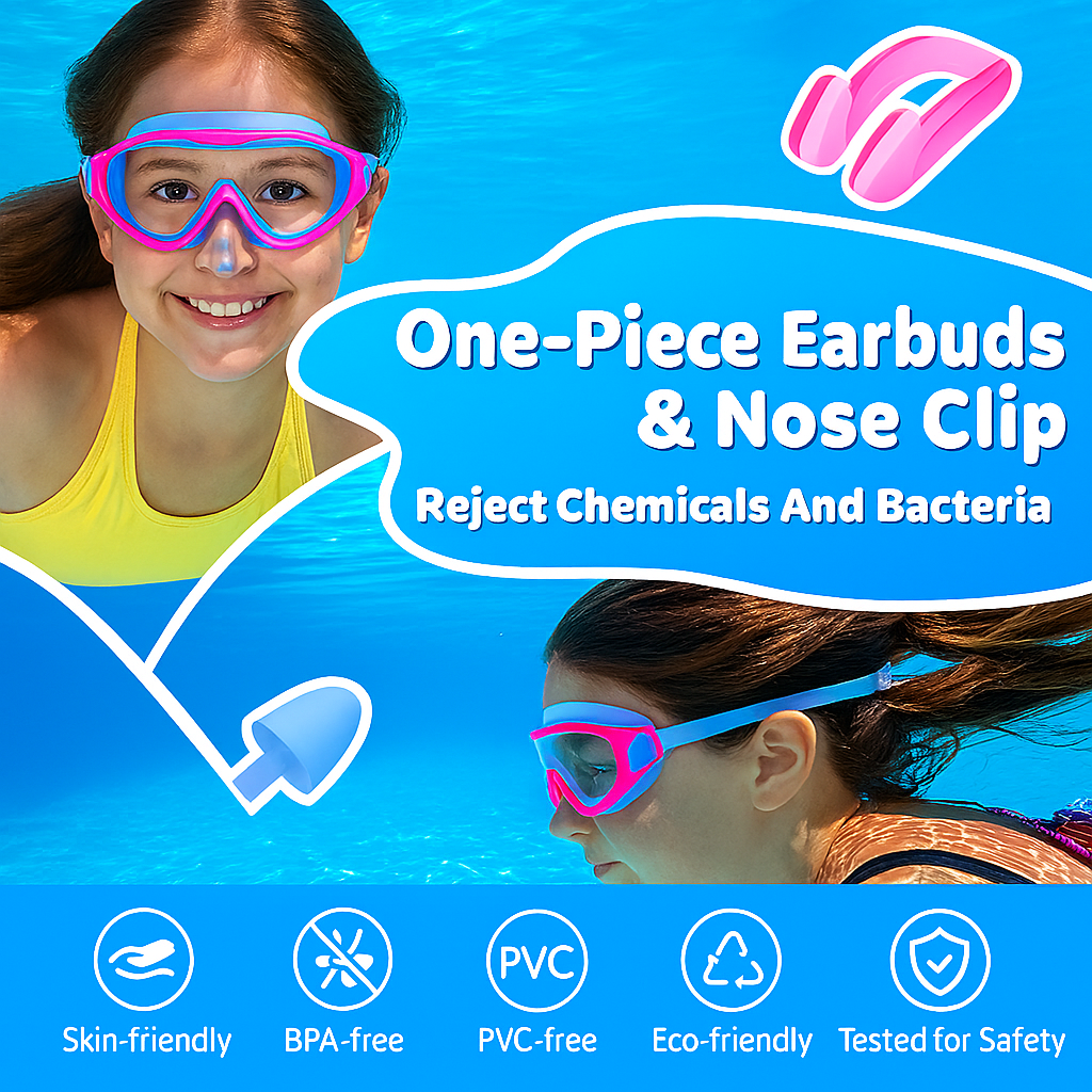 AquaView – Kids Swimming Goggles (Pack of 2)