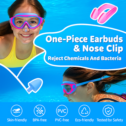 AquaView – Kids Swimming Goggles (Pack of 2)